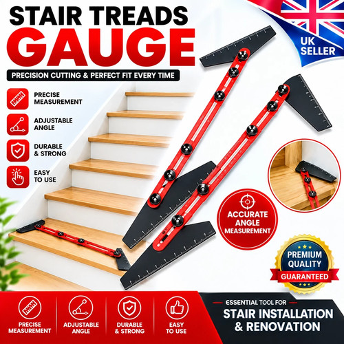Stair tread template tool - stair, step
