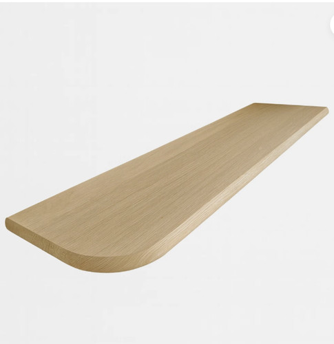 Solid oak stair tread - solid,