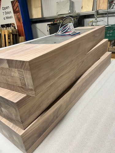 Solid walnut stair treads - solid,