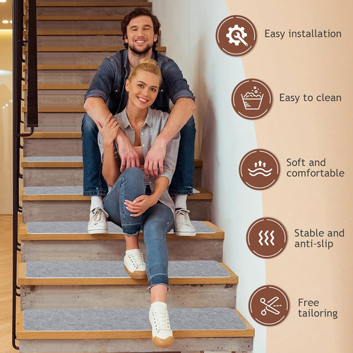 Non slip 14pcs carpet - slip,